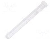 Fiber for LED; Ø2.2mm; L: 16.5mm; round; Front: flat; straight; IP68 MENTOR