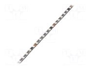 LED tape; RGB; 2835; LED/m: 120; 5mm; black PCB; IP20; 120°; 24W/m IPIXEL LED