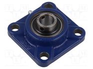 Bearing: bearing unit; adjustable grip,with square flange; 20mm SKF