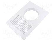 Accessories: ventilation grille; white; Body dim: 250x180x29mm DOSPEL S.A.