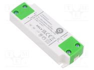 Power supply: switched-mode; LED; 15W; 12VDC; 1.25A; 180÷264VAC POS