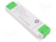 Power supply: switched-mode; LED; 30W; 24VDC; 1.25A; 180÷264VAC POS