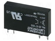 Relay: solid state; Ucntrl: 4÷6VDC; 3A; 3÷33VDC; socket,THT PHOENIX CONTACT