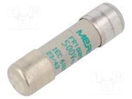 Fuse: fuse; aM,time-lag; 4A; 500VAC; 10x38mm MERSEN