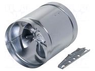 Fan: AC; axial; 230VAC; Ø245mm; 600m3/h; 57dBA; slide; 1400rpm; IPX2 DOSPEL S.A.