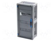 Enclosure: for modular components; IP66; light grey; ENYSTAR HENSEL