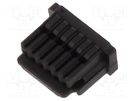 Connector: wire-board; KW30; female; straight; plug; crimped; PIN: 6 HIROSE