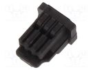 Connector: wire-board; KW30; female; straight; plug; crimped; PIN: 8 HIROSE