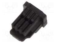 Plug; wire-board; female; KW30; 1mm; PIN: 8; crimped; for cable; 1A HIROSE