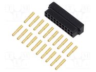 Connector: wire-wire/PCB; plug; female; PIN: 20; Datamate L-Tek HARWIN