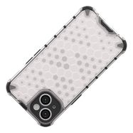 Honeycomb case for iPhone 14 Plus armored hybrid cover transparent, Hurtel