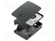 Accessories: case; Raspberry Pi 5; Colour: black; Enclos.mat: ABS RASPBERRY PI