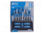 Kit: screwdrivers; hex key,Phillips,Pozidriv®,slot,Torx® MEGA