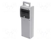 Enclosure: for modular components; grey; BLOCK SCAME