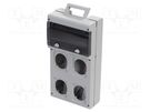Enclosure: for modular components; grey; Series: BLOCK SCAME