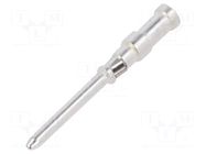 Contact; male; silver plated; 0.14÷0.34mm2; crimped; for cable BINDER