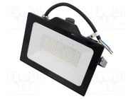 Lamp: LED flood light; 230VAC; 50W; 6400K; CRImin: 80; 5000lm GTV Poland