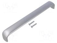 Holder; aluminium; natural; H: 32mm; L: 233mm; W: 25.5mm; handle GTV Poland