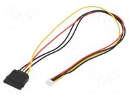 Cable: SATA; 400mm; PH2.0 4 Pin,SATA plug DFROBOT