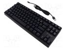 Keyboard; black; USB A,USB C; Features: mechanical keyboard,RGB SAVIO