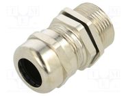 Cable gland; with long thread; PG16; IP68; brass; Entrelec TE Connectivity
