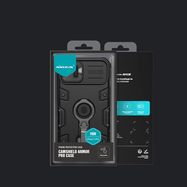 Nillkin CamShield Armor Pro Case iPhone 14 Plus case armored cover with camera cover ring stand black, Nillkin