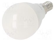 LED lamp; cool white; E14; 230VAC; 806lm; 7W; 180°; 6500K; CRImin: 80 TOSHIBA LED LIGHTING