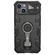 Nillkin CamShield Armor Pro Magnetic Case iPhone 14 Plus MagSafe armored cover stand ring black, Nillkin