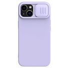 Nillkin CamShield Silky Silicone Case iPhone 14 Plus Case with Camera Protector Purple, Nillkin