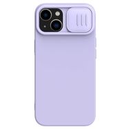 Nillkin CamShield Silky Silicone Case iPhone 14 Plus Case with Camera Protector Purple, Nillkin