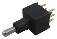 SWITCH, PCB, DPDT, CTR OFF