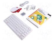 Single-board computer; Raspberry Pi 400 UNIT KIT EU; 4GBRAM RASPBERRY PI