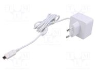 Accessories: power supply; Raspberry Pi 3; white; 1.5m; 2.5A RASPBERRY PI