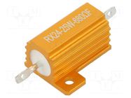 Resistor: wire-wound; with heatsink; 680Ω; 25W; ±1%; 30ppm/°C SR PASSIVES