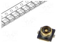 Connector: U.FL (IPX/AMC); socket; 50Ω; SMT; male HIROSE