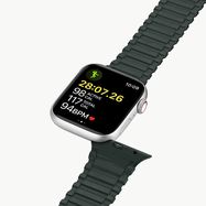 Dux Ducis Strap (Armor Version) Apple Watch SE strap, 9, 8, 7, 6, 5, 4, 3, 2, 1 (41, 40, 38 mm) silicone magnetic strap bracelet green, Dux Ducis