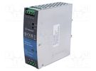 Power supply: switched-mode; for DIN rail; 120W; 24VDC; 5A; OUT: 1 YINGJIAO