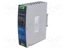 Power supply: switched-mode; for DIN rail; 75W; 12VDC; 6.3A; OUT: 1 YINGJIAO