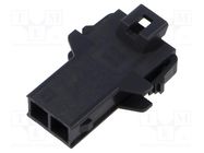 Connector: wire-wire; plug; male; Mega-Fit; 5.7mm; PIN: 2; UL94V-0 MOLEX