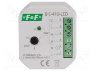 Relay: installation; bistable,impulse; NO; in mounting box; 16A F&F