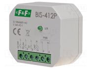 Relay: installation; bistable,impulse; NO; in mounting box; 16A F&F