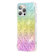 Kingxbar Miya Series case for iPhone 14 Pro cover back cover rainbow, Kingxbar