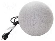 Lamp: garden luminaire; MARMO; IP65; E27; Sockets: 1; 220÷240VAC GTV Poland