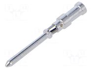 Contact; male; copper alloy; silver plated; 0.5mm2; 20AWG; crimped ILME