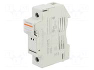 Fuse base; 10x38mm; for DIN rail mounting; 1kV; Poles: 1 MERSEN