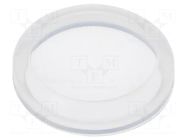 Cover; IP68; transparent; Ø14x2.8mm; GQ12-AF ONPOW