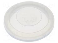 Cover; IP68; transparent; Ø30.4x6.6mm; LAS1GQ25H,ONPOW6125H ONPOW