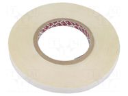 Tape: fixing; W: 12mm; L: 50m; Thk: 0.175mm; colourless; polyacrylic PPI