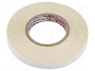 Tape: fixing; W: 19mm; L: 50m; Thk: 0.175mm; colourless; polyacrylic PPI