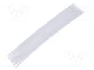 Heat shrink sleeve; glueless; 2: 1; 9.5mm; transparent; reel TASKER